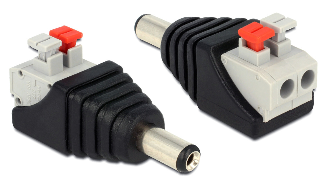 Delock 65566 Adapter Terminalblock Mit Drucktaste Cinch Stecker de.elv.com