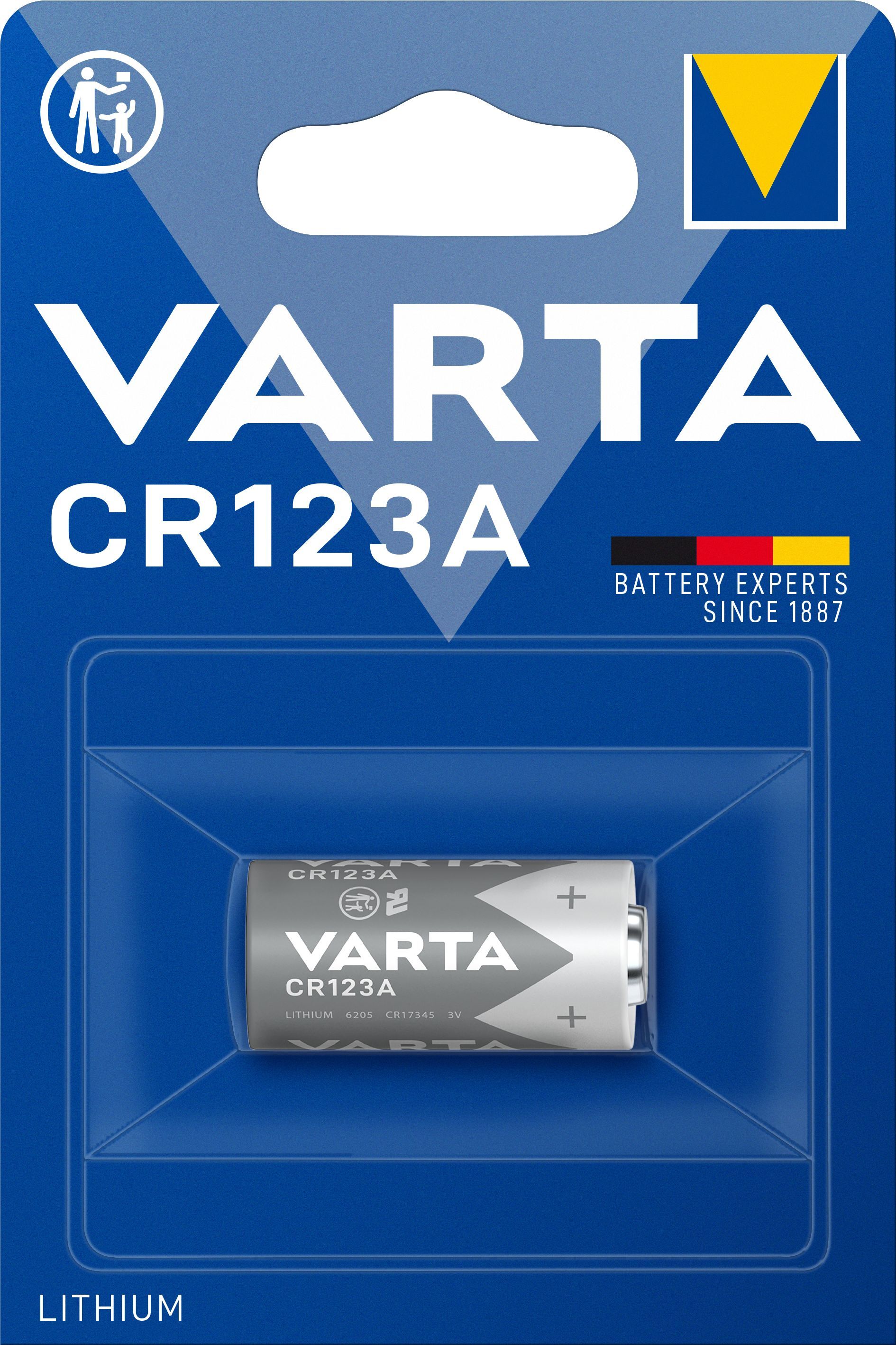 GP Extra CR123A 3V Lithium Batterien, 20 Stück – Für Smart Home, Kameras, Alarmanlagen