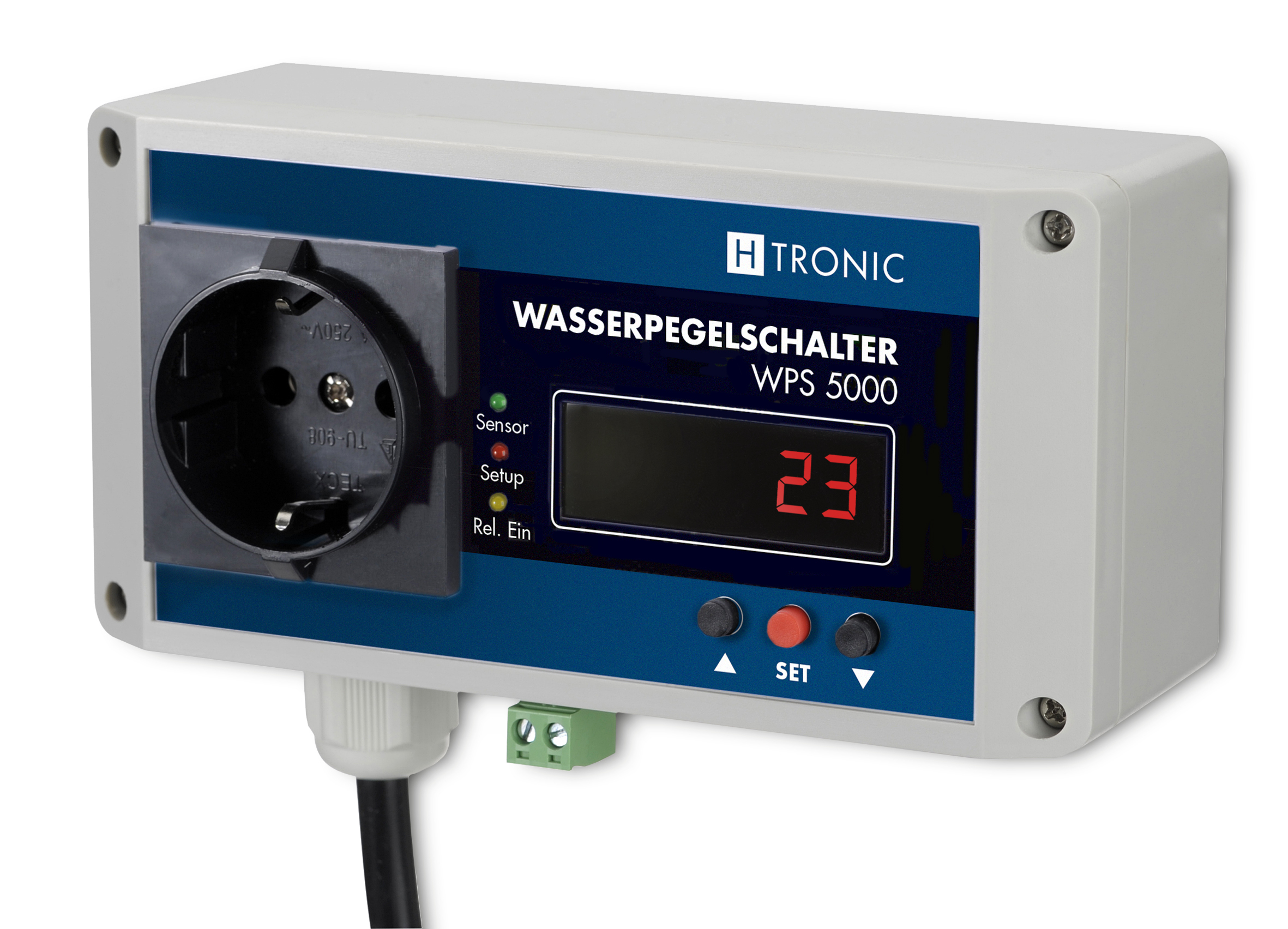 H-Tronic Wasserpegelschalter WPS 3000 plus: Zuverlässige automatische Pegelüberwachung