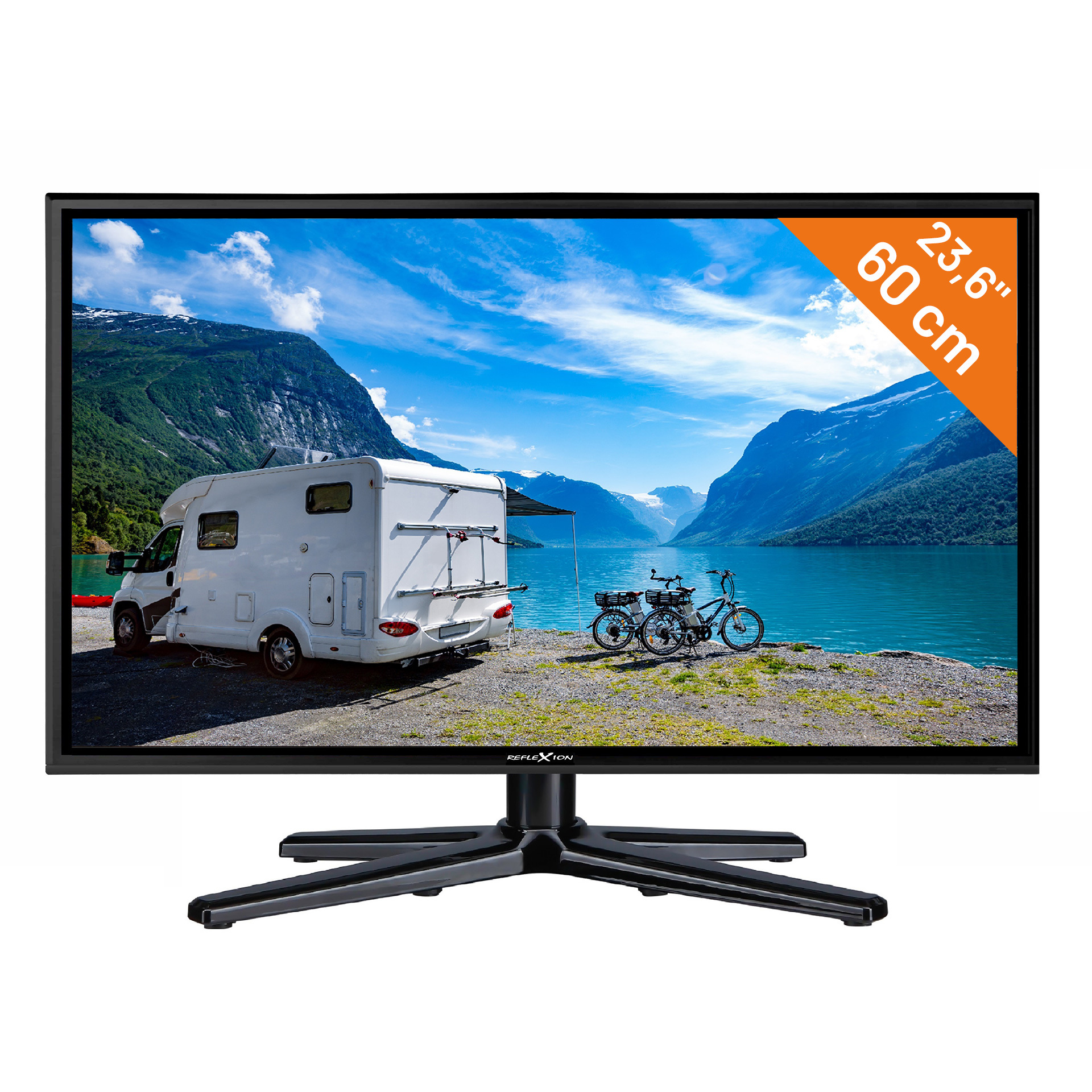 Reflexion 12/24-V-LED-TV LEDW240+, 60 cm (23,6"), DVB-S/S2/C/T/T2, Full-HD, Bluetooth, Camping