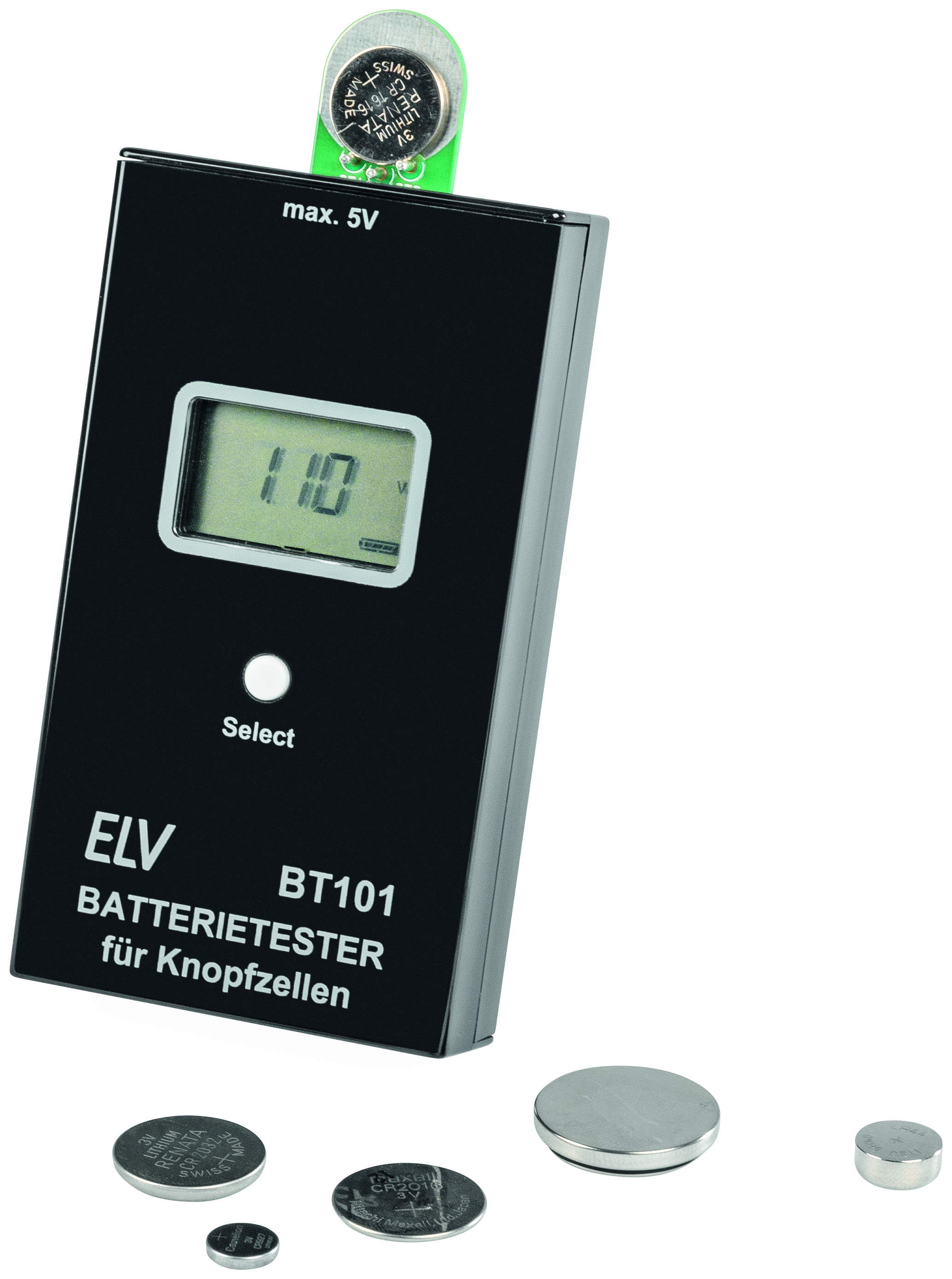 Universal-Batterietester Von Tibelec – Für LR03, LR6, LR14, LR20 & 9V-Block