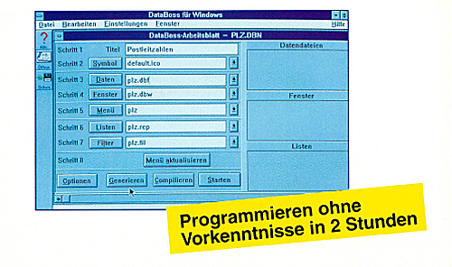 DataBoss für Windows | ELV Elektronik | Bücher / Software / Lernpakete