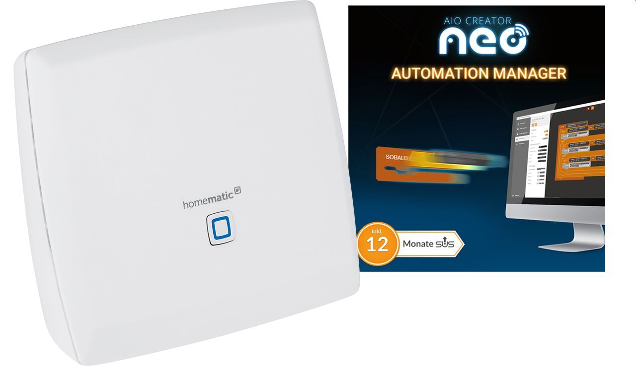 Smart Home Zentrale CCU3 inkl. AIO CREATOR Lizenz und NEO-Plugin ...