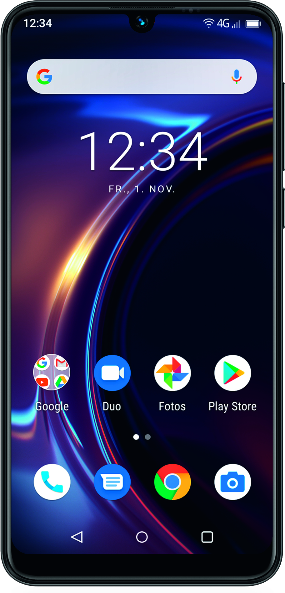Bea-fon Smartphone M6, 15,9-cm-Display (6,3