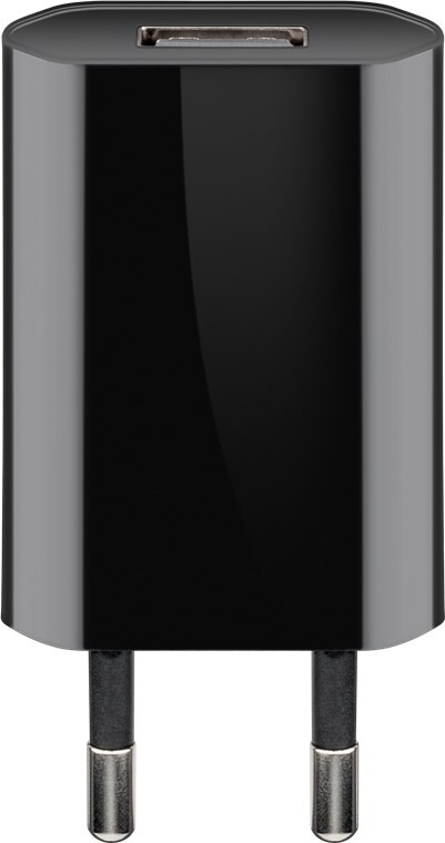 goobay USB-A-Netzteil, 5 V/1 A, 5 W, schwarz