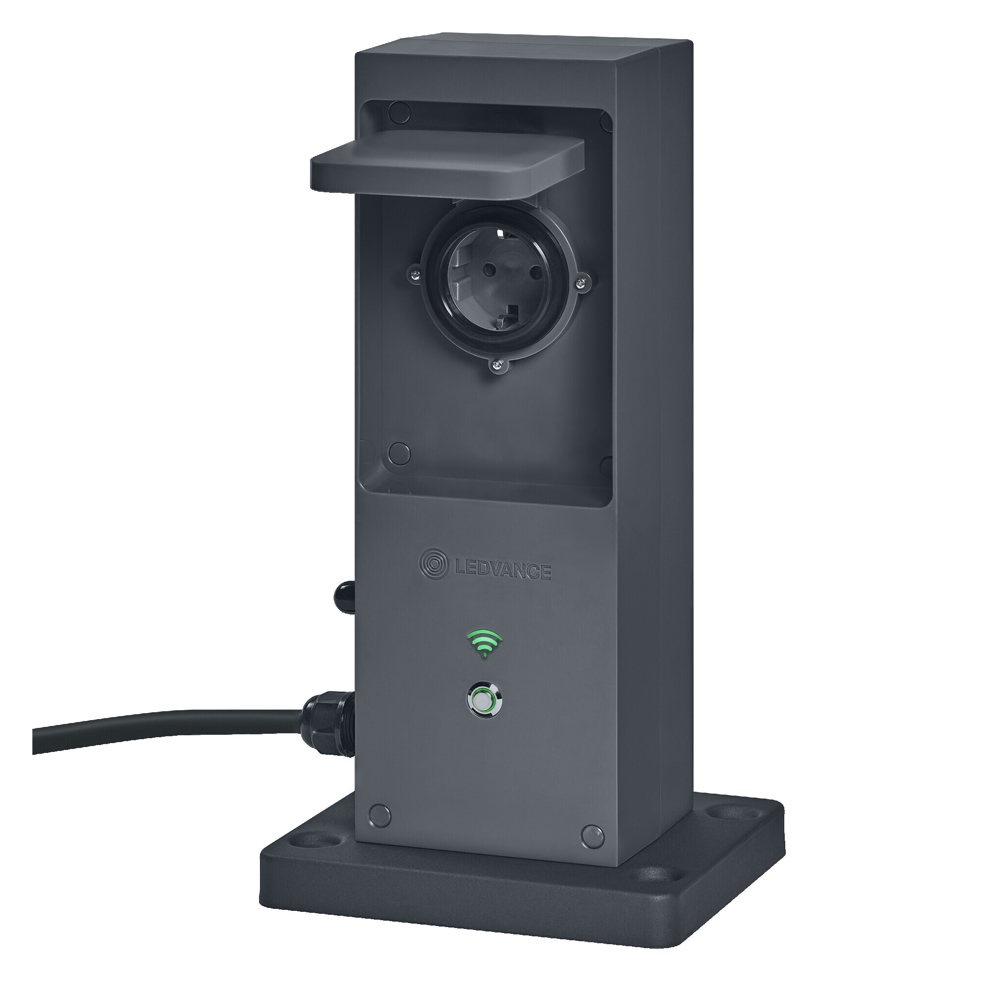 Prise Extérieure Intelligente OSRAM SMART+ WiFi Matter - 3680 W, IP44 - Pour Jardin, Terrasse