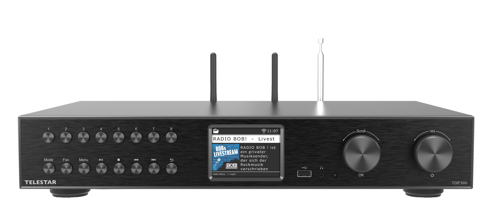 TechniSat DIGITRADIO 10 IR - DAB en internetradio-adapter (WLAN