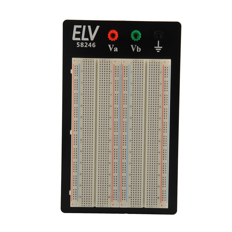 ELV Steckplatine 104 J,1660 Kontakte,mit Drahtbrücken-Set | ELV ...