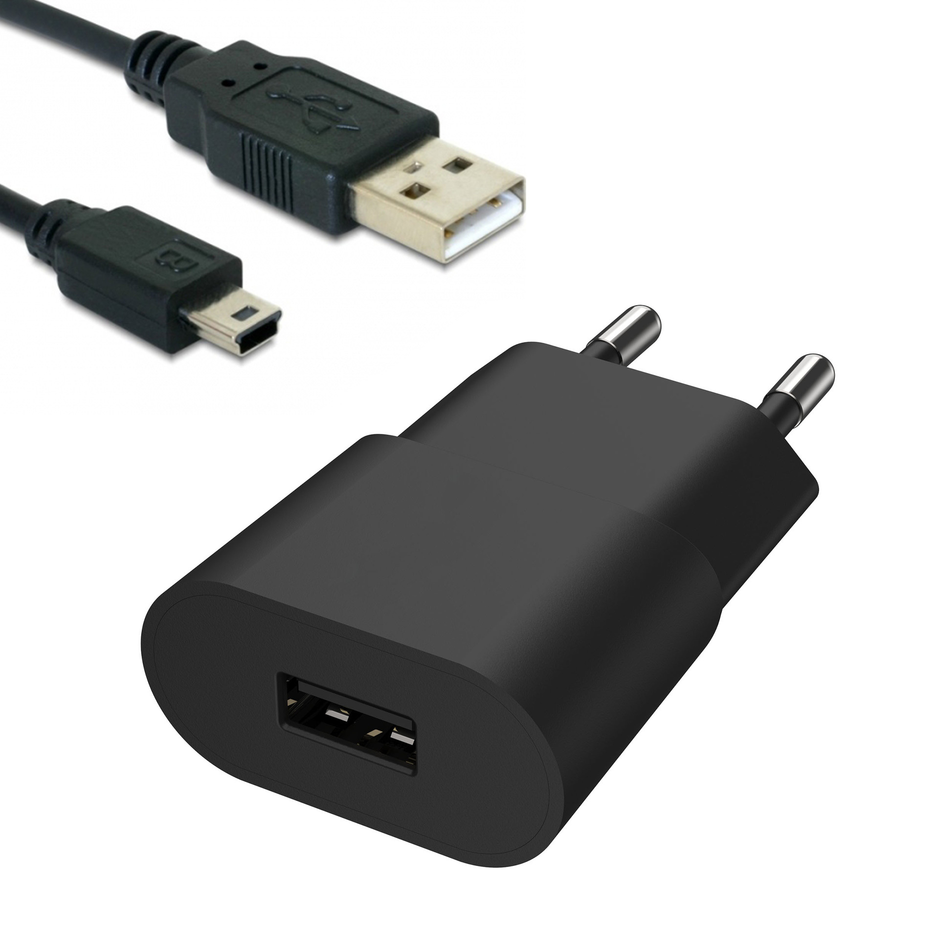Netzteil USB Eco-Friendly 5,0 V / 1 A inkl. Mini-USB-Verbindungskabel