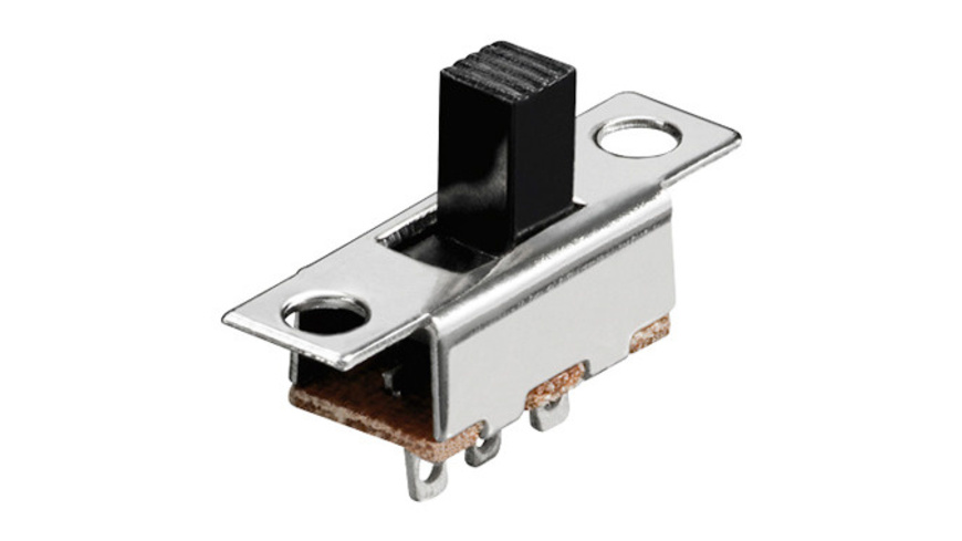 1x 3 günstig Kaufen-Schiebeschalter, 0,1 A/150V, 3 Pins, 1x um. Schiebeschalter, 0,1 A/150V, 3 Pins, 1x um <![CDATA[Schiebeschalter, 3 Pins , 1xUM - Einbaumaß : 11,4 mm - Gehäuse silber/Messing]]>. 