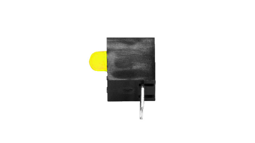 LED Block 1x 3 mm, gelb, 12mcd