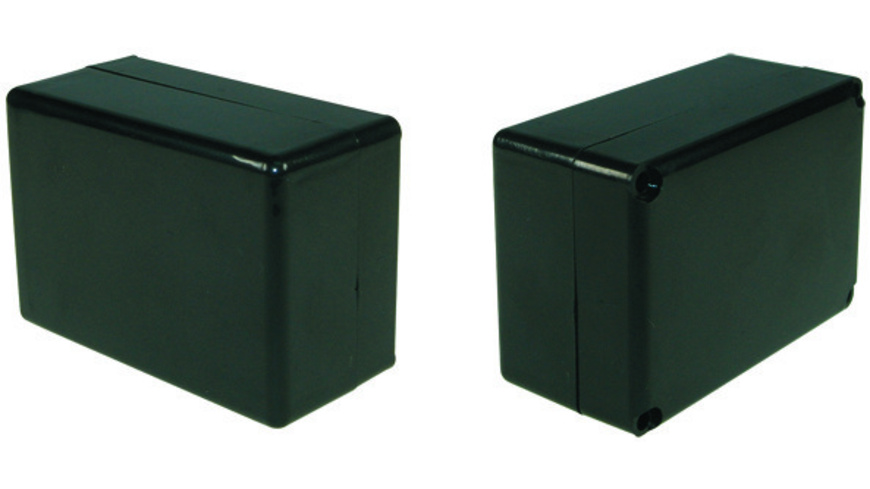 Strapubox Kunststoff-Gehäuse 2026 ABS 72 x 50 x 35 mm, schwarz