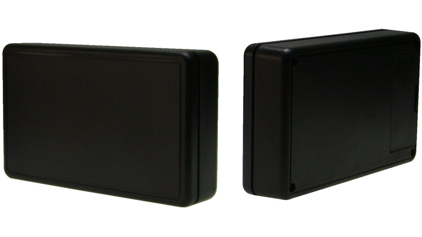 Strapubox Kunststoff-Gehäuse 6006 ABS 125 x 74 x 27 mm, schwarz