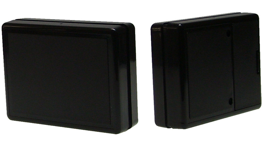Strapubox Kunststoff-Gehäuse 6029 ABS 80 x 61 x 23 mm, schwarz