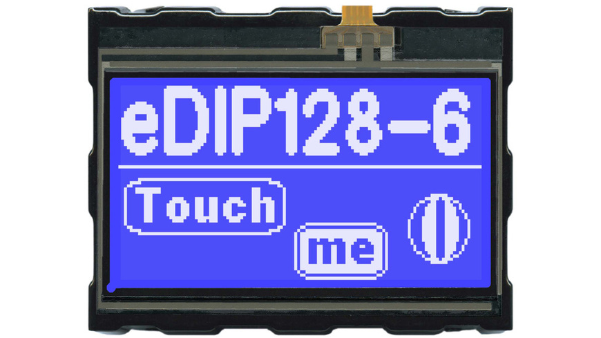 DIP IC günstig Kaufen-Electronic Assembly LCD-Bedieneinheit mit Touch EA eDIP128B-6LWTP 128x64 Pixel. Electronic Assembly LCD-Bedieneinheit mit Touch EA eDIP128B-6LWTP 128x64 Pixel <![CDATA[Diese LCD-Bedieneinheit beruht auf dem Prinzip eines äußerst einfachen und kostengün