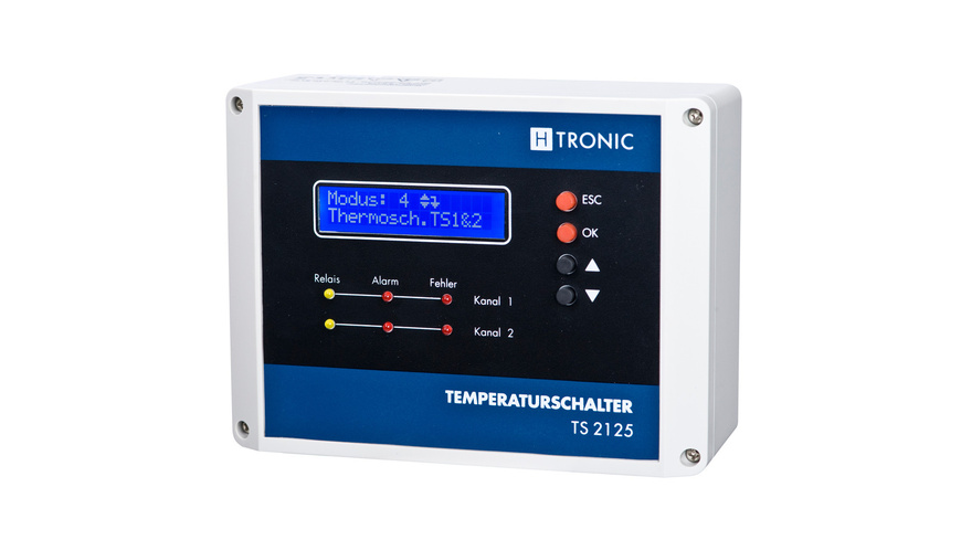 H-Tronic TS 2125 2-Kanal-Temperaturschalter