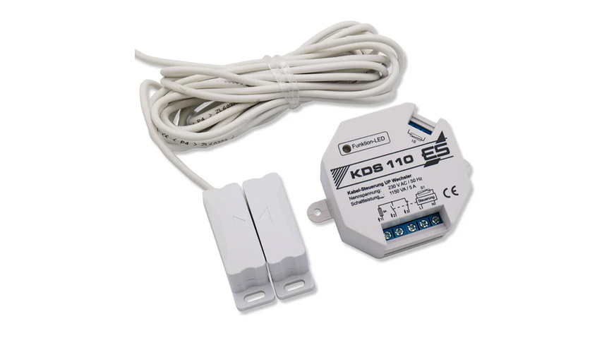 Schabus Kabel-Dunstabzugssteuerung KDS 110 mit 6 m Kabel, Einbauversion