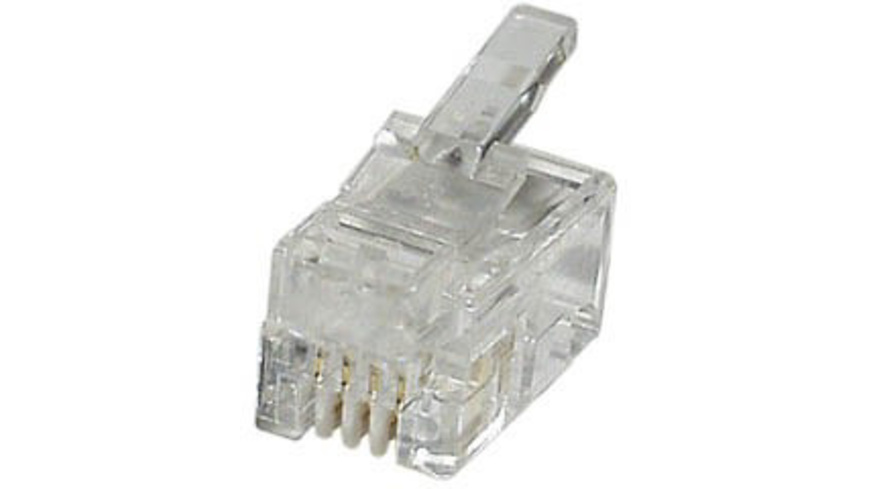 Kabel 4 günstig Kaufen-econ connect Modular-Stecker MPL44, 4P4C für Flachkabel. econ connect Modular-Stecker MPL44, 4P4C für Flachkabel . 