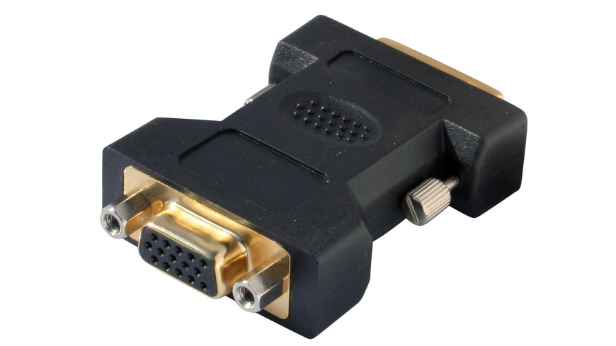 Kabel 4 günstig Kaufen-Adapter DVI-I-Stecker 24+1 Dual-Link auf VGA-Buchse. Adapter DVI-I-Stecker 24+1 Dual-Link auf VGA-Buchse <![CDATA[Mit dem Adapter können Sie einen VGA-Monitor via VGA-Kabel an den DVI-D-Ausgang (24+1),Dual-Link einer Grafikkarte anschließen.]]>. 