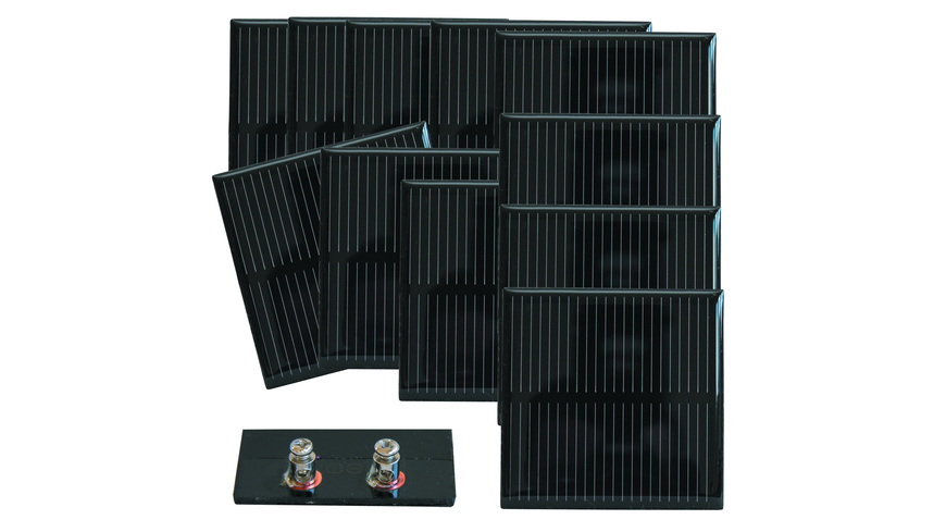 SOL-Expert 10er-Set Solarzelle SM85010S, 0,5 V, 850 mA, vergossen