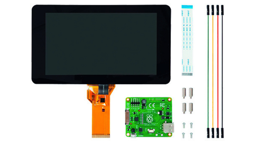 Raspberry Pi Touchscreen-Display 17,78 cm (7 Zoll)