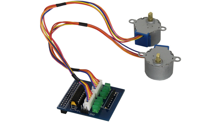 Joy-iT Motorsteuerung für Raspberry Pi inkl. 2 Schrittmotoren