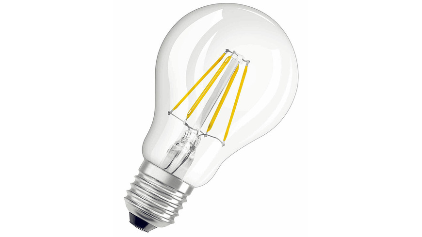 LED dimmbar günstig Kaufen-OSRAM LED RETRO Glass Bulb 4,8-W-Filament-LED-Lampe E27, klar, dimmbar. OSRAM LED RETRO Glass Bulb 4,8-W-Filament-LED-Lampe E27, klar, dimmbar <![CDATA[Diese mit innovativer LED-Filament-Technologie (LED-Fadenlampe) ausgestattete LED-Lampe vereinbart die 