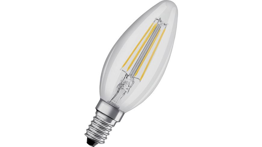 LED dimmbar günstig Kaufen-OSRAM LED RETRO Glass Bulb 4,8-W-Filament-LED-Kerzenlampe, E14, klar, dimmbar. OSRAM LED RETRO Glass Bulb 4,8-W-Filament-LED-Kerzenlampe, E14, klar, dimmbar <![CDATA[Diese mit innovativer LED-Filament-Technologie (LED-Fadenlampe) ausgestattete LED-Lampe v
