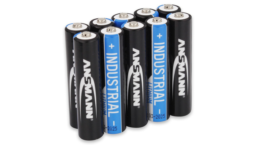 Ansmann Lithium-Batterie Micro AAA, 10er-Pack