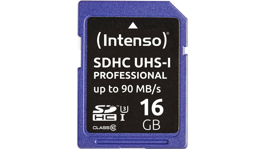 Mit 16 günstig Kaufen-Intenso SDHC-Speicherkarte, UHS-I, 100 MB/s, 16 GB. Intenso SDHC-Speicherkarte, UHS-I, 100 MB/s, 16 GB <![CDATA[Mit Datentransferraten bis zu 90 MB/s zeichnet die SDHC-Speicherkarte zuverlässig Full-HD-Videos,Fotos und schnelle Serienbildfolgen auf.]]>. 