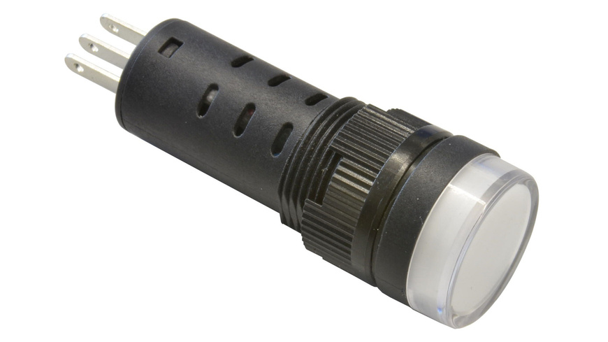 Barthelme LED-Signalleuchte, Einbaudurchmesser 16 mm, 24 V, rot/gelb/grün