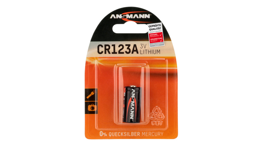 Lithium batterie günstig Kaufen-Ansmann Foto-Lithium-Batterie CR123A. Ansmann Foto-Lithium-Batterie CR123A <![CDATA[Die Hochleistungsbatterie für den professionellen Gebrauch.]]>. 