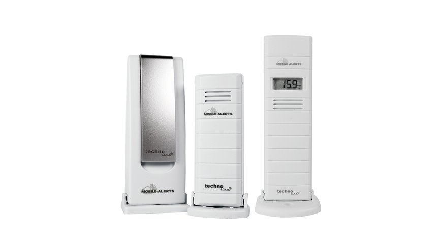 Mobile Alerts Starter-Set IP-Wettersensoren (Gateway, Temperatursensor, Thermo-/Hygrosensor)