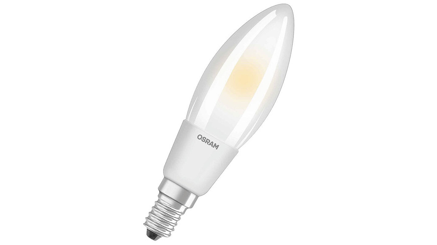 OSRAM LED SUPERSTAR 5,5-W-Filament-LED-Kerzenlampe E14, warmweiß, matt, dimmbar