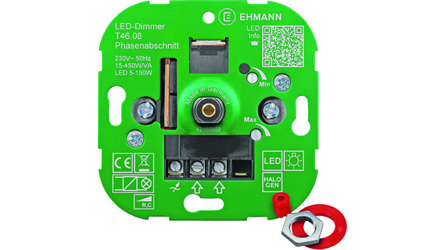 Ehmann T46.08 UP-LED-Dimmer, Phasenabschnitt