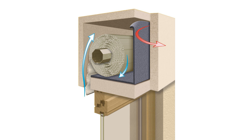 Schellenberg Rollladenkasten-Dämmrolle, 2-teilig, 3 mm