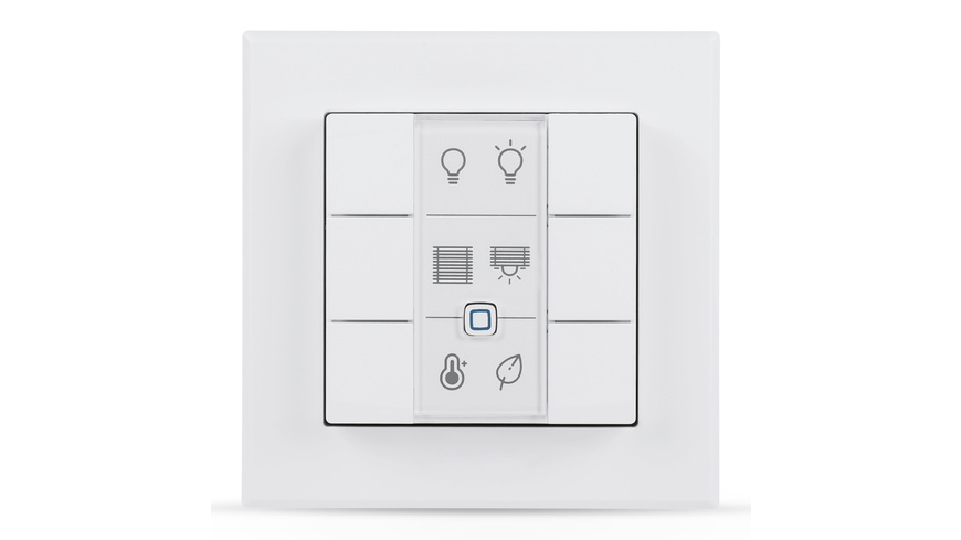 Homematic IP Smart Home Wandtaster – 6-fach, HmIP-WRC6