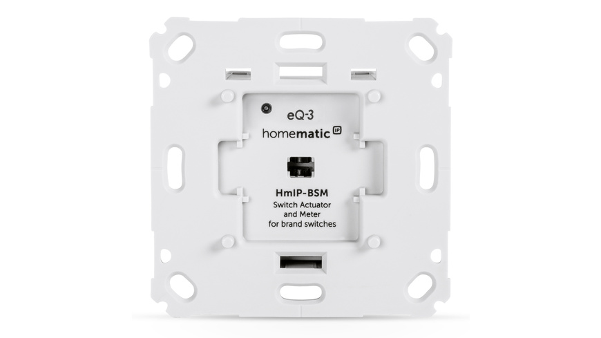 Homematic IP Smart Home Schalt-Mess-Aktor für Markenschalter, HmIP-BSM