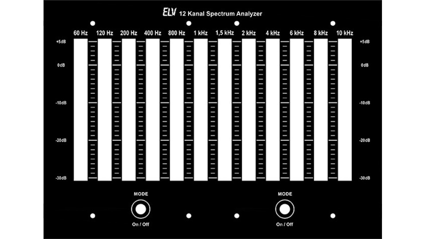 ELV Frontplatte für 12-Kanal-Version ASA6