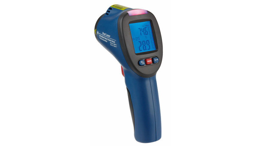 TFA Infrarot-Thermometer mit Schimmel-Detektor und Taupunkterkennung, -50°C bis +260°C
