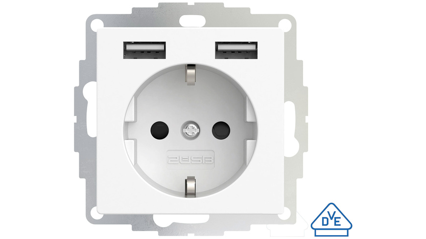 2USB Schutzkontakt-Steckdose mit 2 USB-Ports, reinweiß matt, 55 x 55 mm, VDE zertifiziert. 2USB Schutzkontakt-Steckdose mit 2 USB-Ports, reinweiß matt, 55 x 55 mm, VDE zertifiziert <![CDATA[Warum eine herkömmliche Schutzkontakt-Steckdose install Steckdose mit günstig Kaufen-2USB Schutzkontakt-Steckdose mit 2 USB-Ports, reinweiß matt, 55 x 55 mm, VDE zertifiziert. 2USB Schutzkontakt-Steckdose mit 2 USB-Ports, reinweiß matt, 55 x 55 mm, VDE zertifiziert <![CDATA[Warum eine herkömmliche Schutzkontakt-Steckdose install