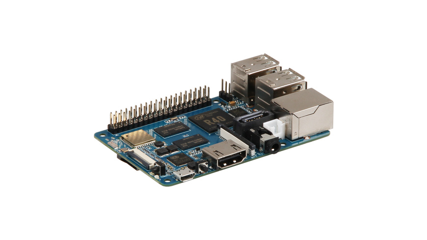 Banana Pi M2 Berry, Sata-Anschluss, GB-LAN, 1 GB