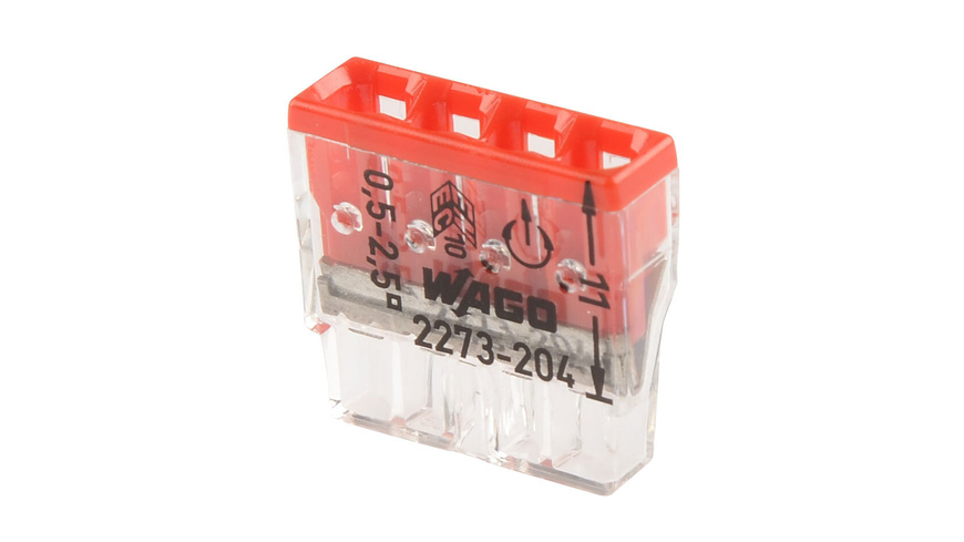 Wago Compact 2273-204 Verbindungsklemme, 4pol.