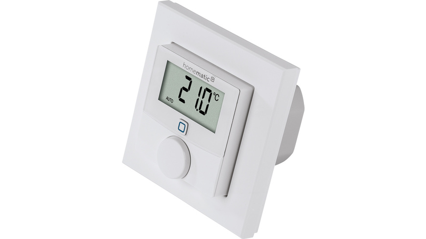 Homematic IP Smart Home Wandthermostat mit Schaltausgang HmIP-BWTH24 – für Markenschalter, 24 V