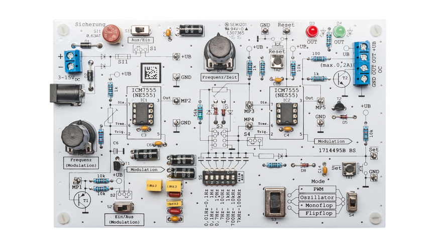 ELV Bausatz NE555-Experimentierboard NE555-EXB