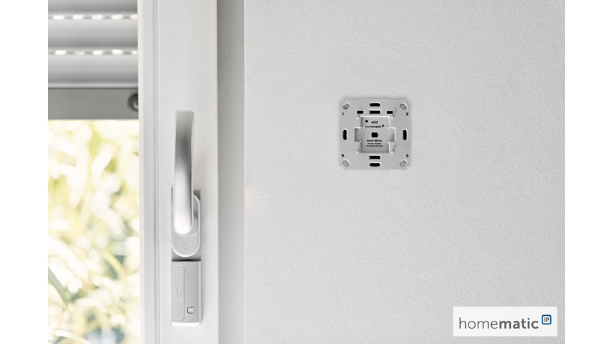 Homematic IP Set mit Smart Home Zentrale CCU3 und 2x Rollladenaktor für Markensc