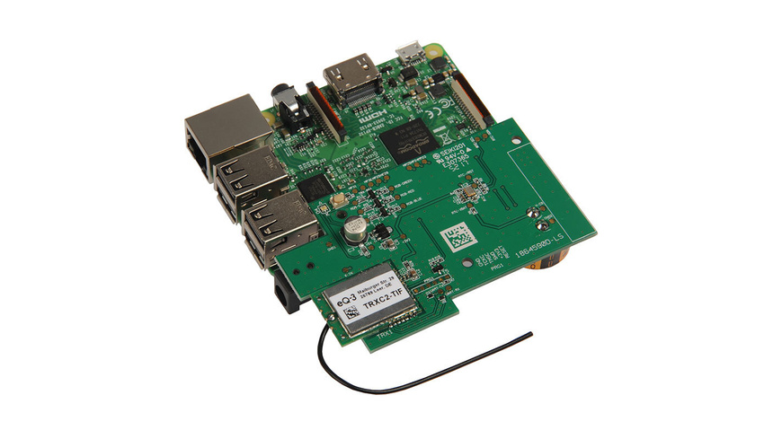 ELV Bausatz Smart Home Funk-Modulplatine für Raspberry Pi 3 B, RPI-RF-MOD