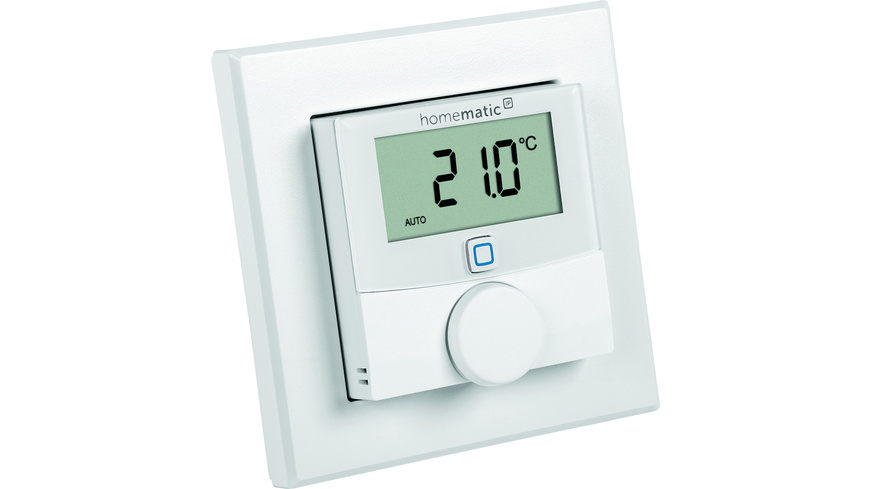 Homematic IP Wired Smart Home Wandthermostat mit Luftfeuchtigkeitssensor HmIPW-WTH