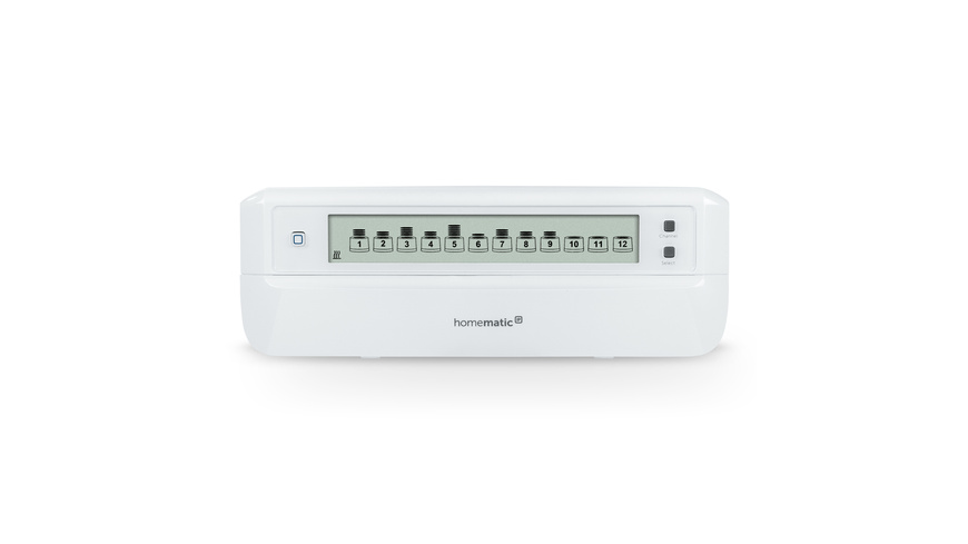 Homematic IP Smart Home Fußbodenheizungscontroller – 12 Kanäle, motorisch, HmIP-FALMOT-C12