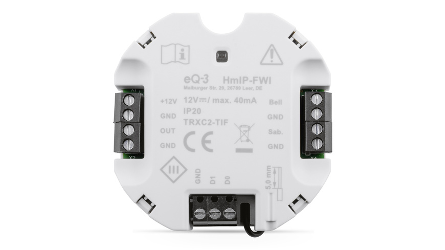 Homematic IP Smart Home Wiegand-Schnittstelle, HmIP-FWI